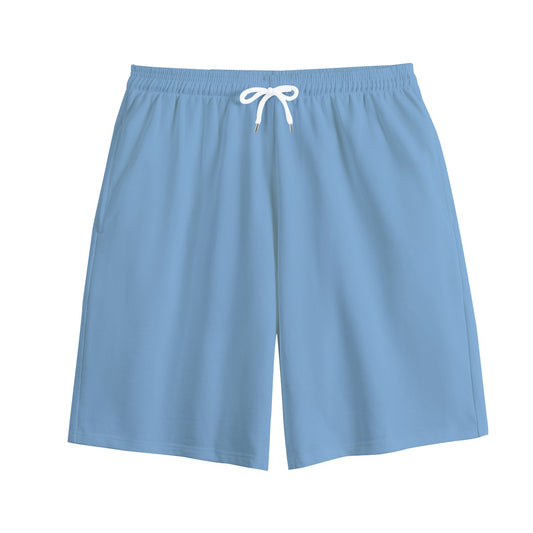 Men's Spring Outfits 2024 Sky Blue Short Pants | 310GSM Cotton