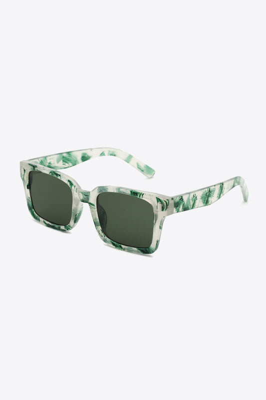 St Patricks Day Outfits UV400 Polycarbonate Square Sunglasses
