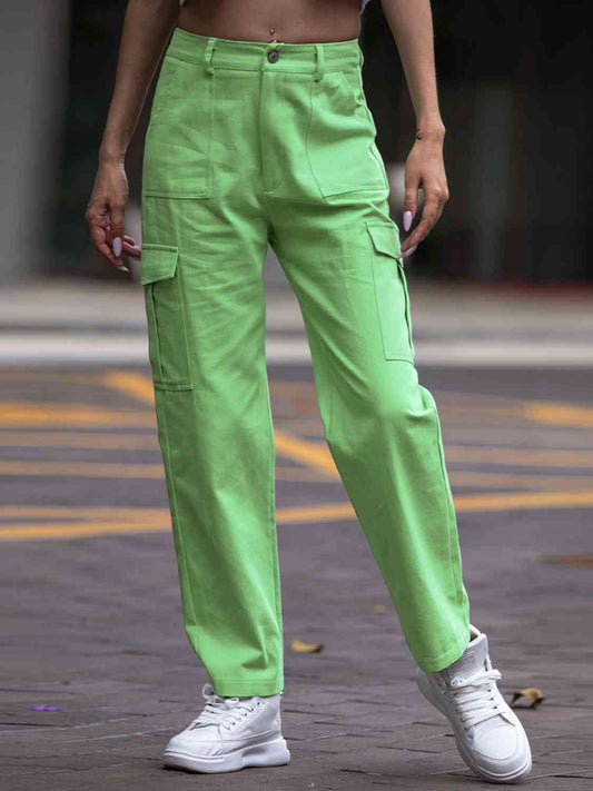 St Patricks Day Outfits Straight Leg Cargo Pants