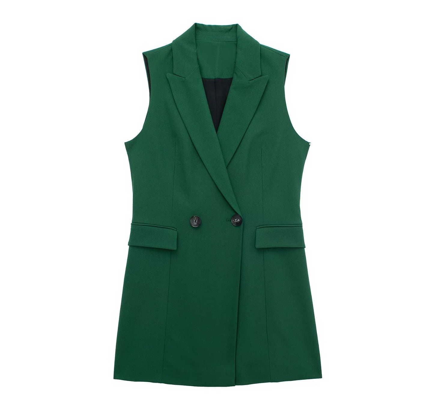Spring Outfits 2024 | Emerald Green Long Vest