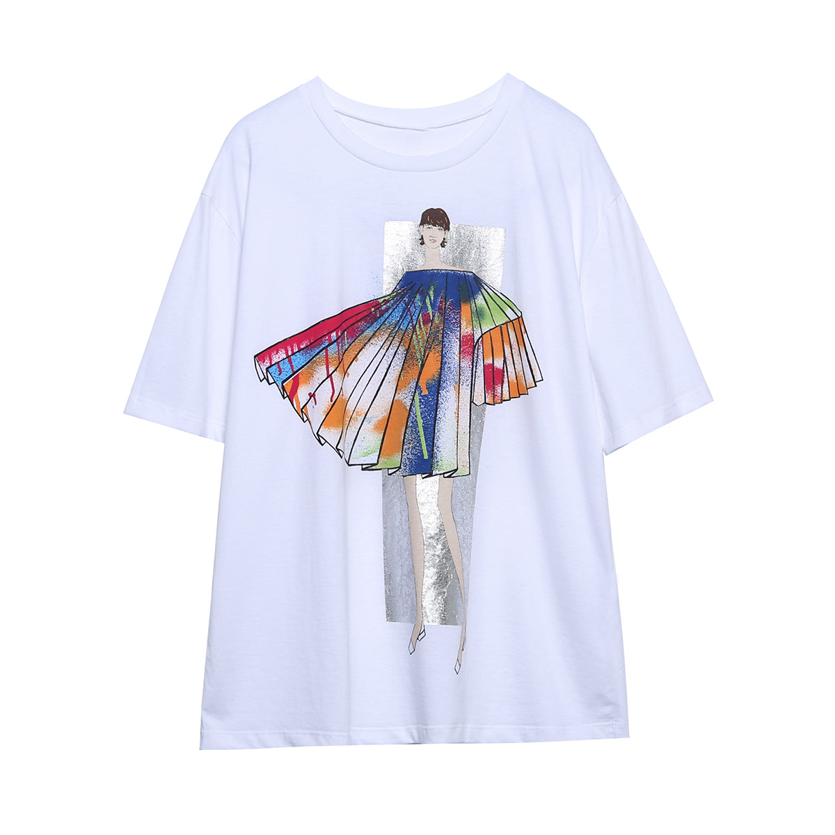 Spring Outfits 2024 | Fashion Week Girl Aesthetic Cotton T-shirt