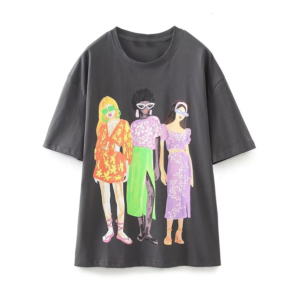 Spring Outfits 2024 | Fashion Girls T-shirt