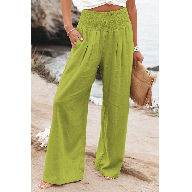 Wide leg clearance linen pants canada