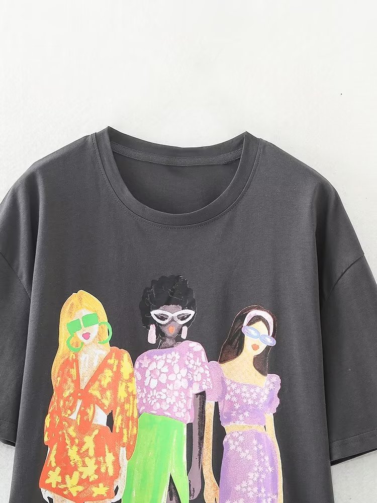 Spring Outfits 2024 | Fashion Girls T-shirt