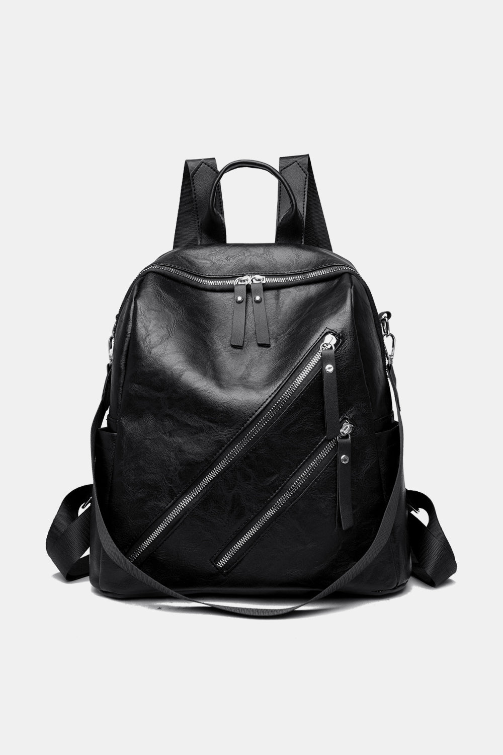 Luxury Leather Convertible Backpack
