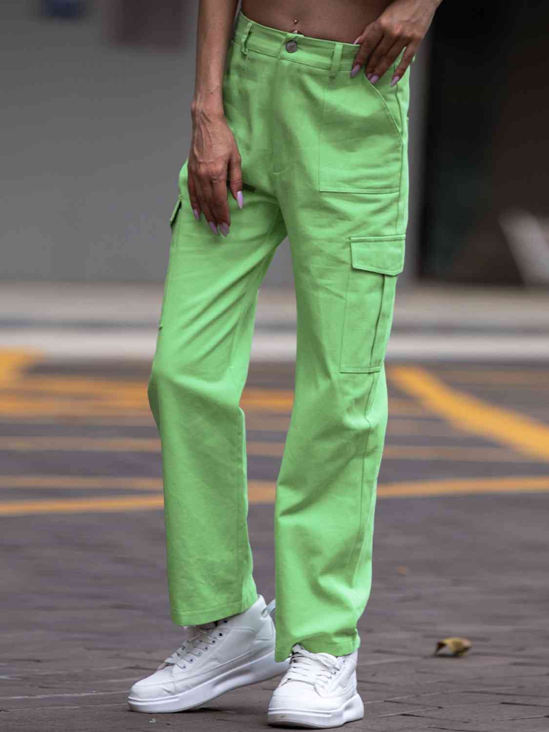 St Patricks Day Outfits Straight Leg Cargo Pants