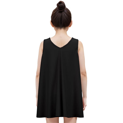 OOF Coton Dress Kid's Sleeveless Dress | 180GSM Cotton