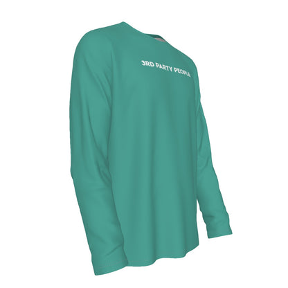 3rd Party People Men | Green Raglan Long Sleeve T-shirt