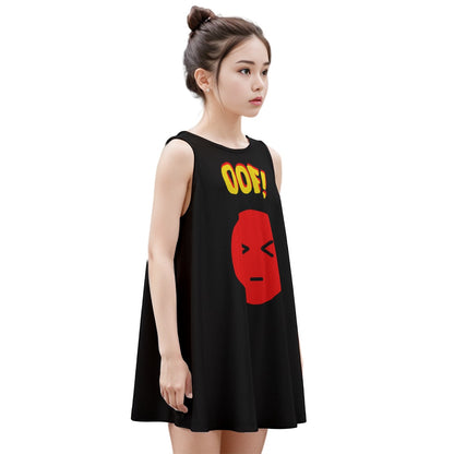 OOF Coton Dress Kid's Sleeveless Dress | 180GSM Cotton