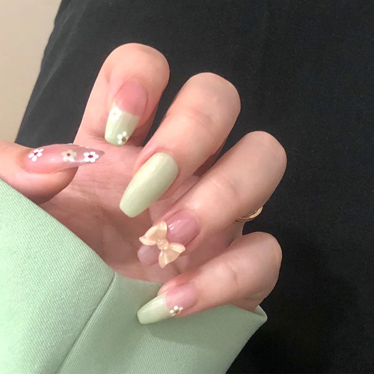 fun spring nails, spring nail sets