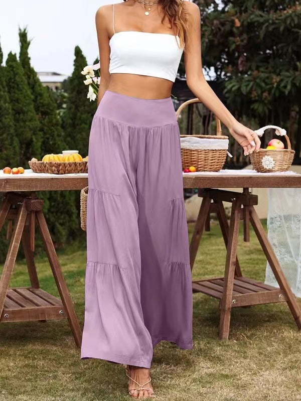 Summer Linen Pants | Summer Casual High Waist Linen Pants