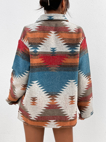 Aztec Coats | Multicolor Aztec Coat