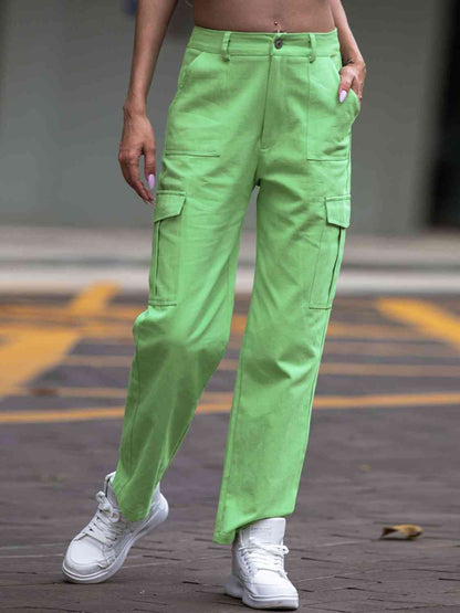 St Patricks Day Outfits Straight Leg Cargo Pants