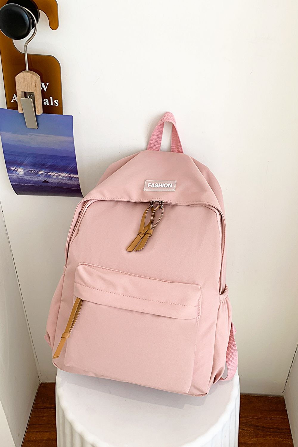FASHION Polyester Lilac Lavender Backpack