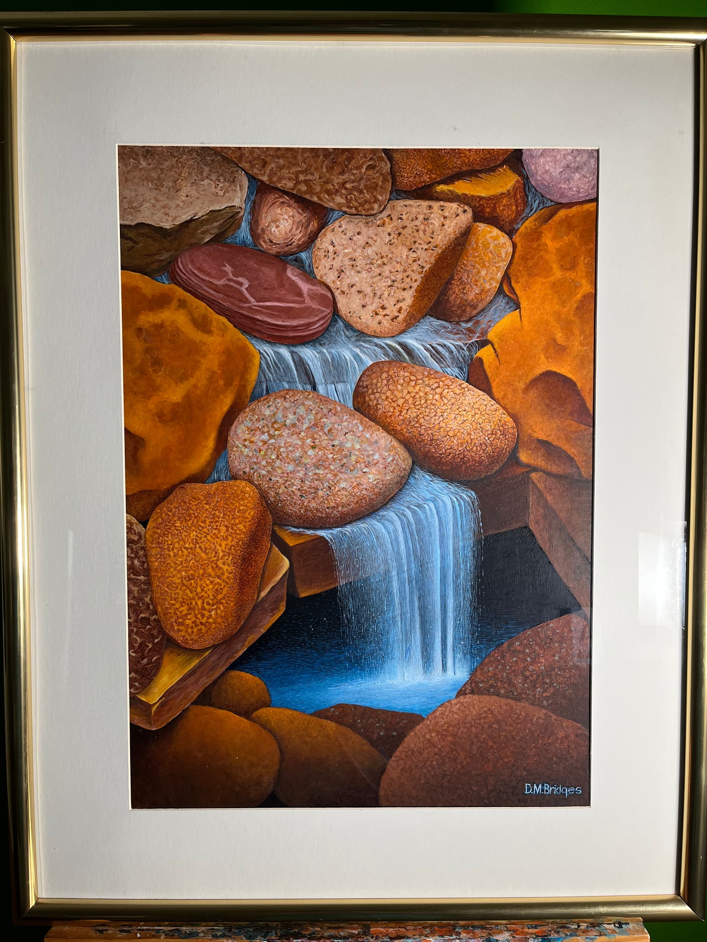 Limited Edition “Serenity” Acrylic Painting by David M. Bridges