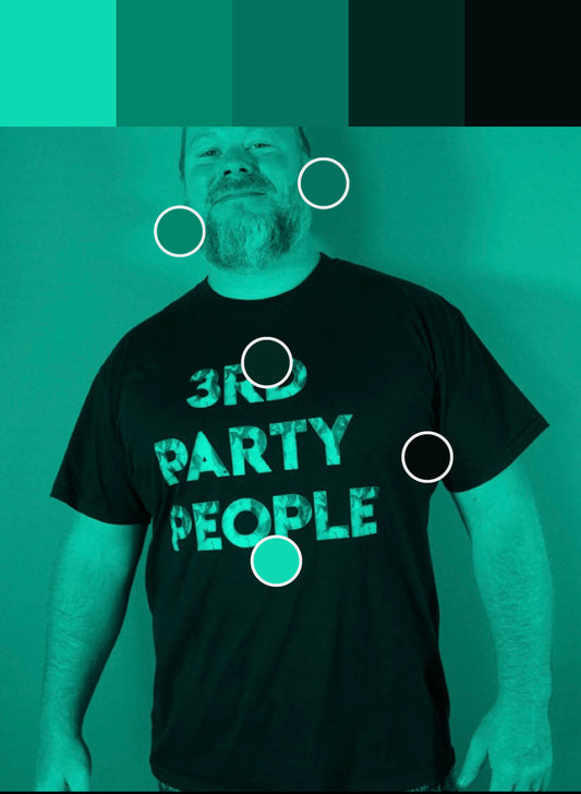 3rd Party People 3D Design T-shirt