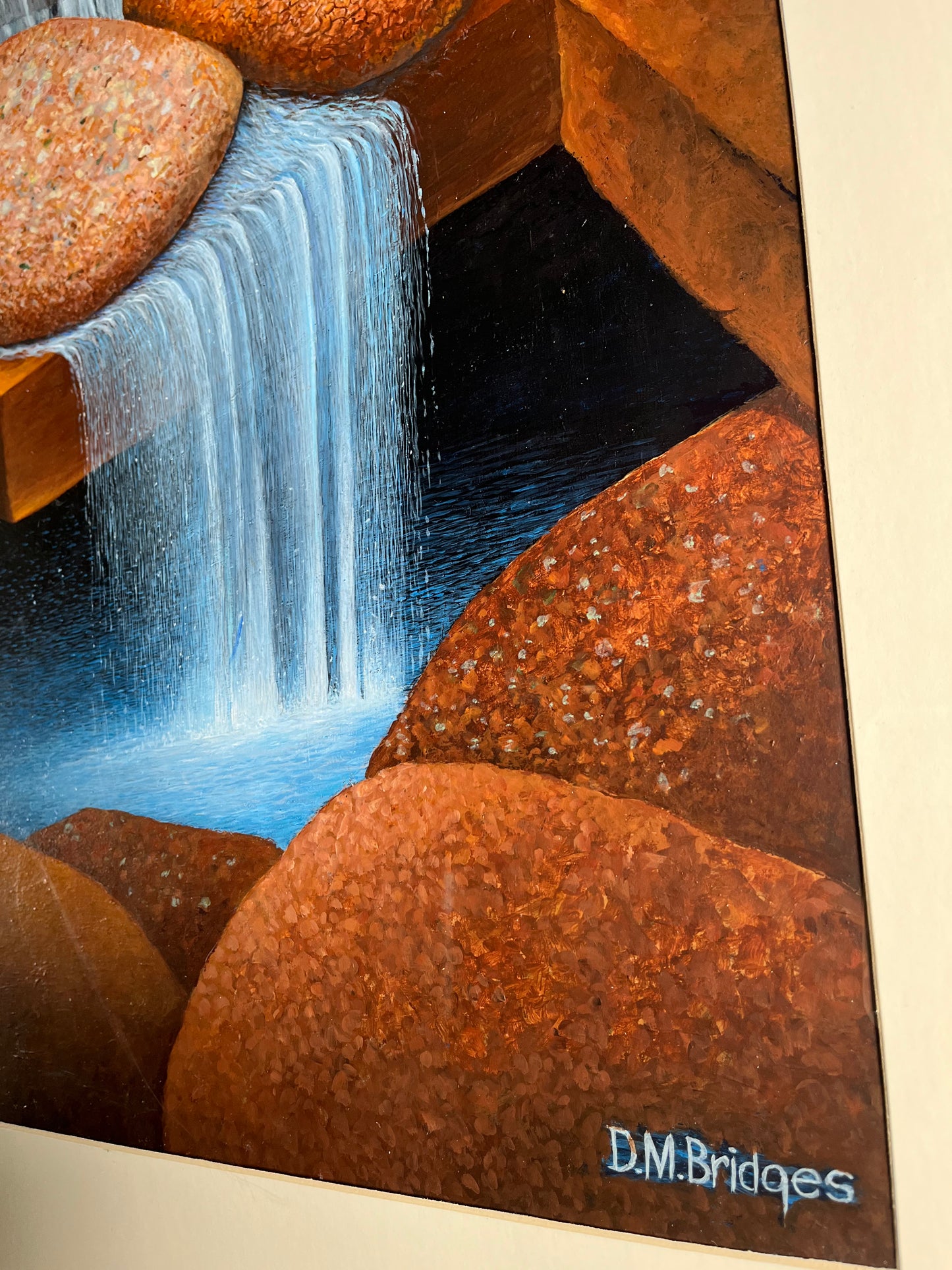 Limited Edition “Serenity” Acrylic Painting by David M. Bridges